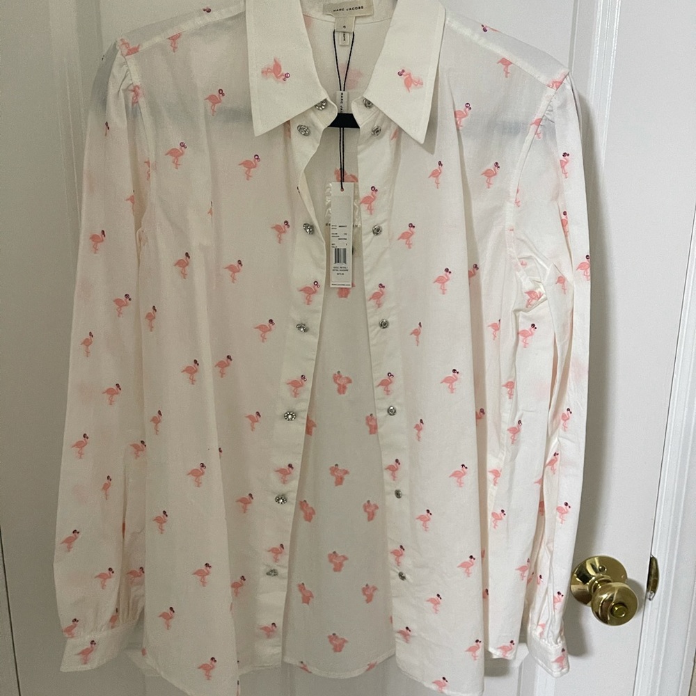 Marc Jacob flamingo shirt